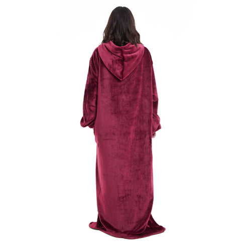Snuggs Wearable Blanket Monk Burgundy